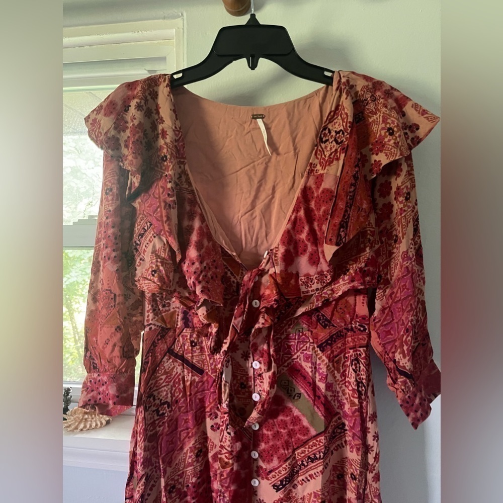 Free People Lennon Dress in Primrose Combo - Picture 4 of 6